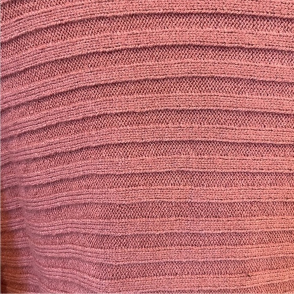 NEW Ribbed Blush Turtleneck - Picture 8 of 10